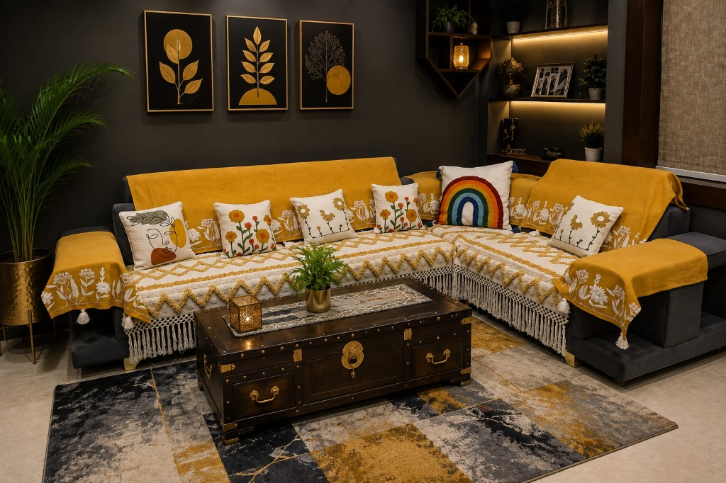 Buttercup Handcrafted Luxury Living Room Decor